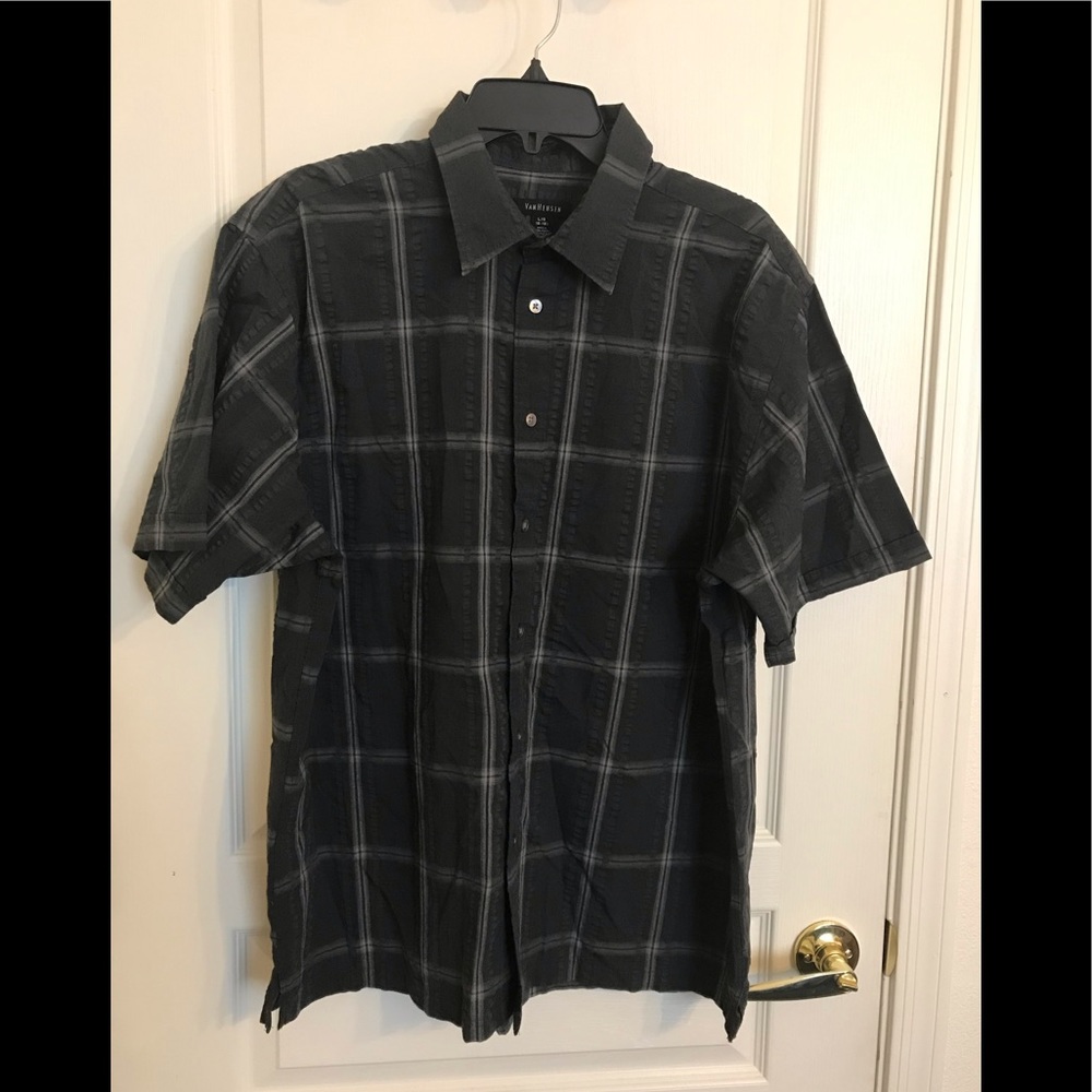 VAN-HEUSEN MENS SHORT SLEEVE SHIRT